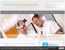 Tablet Screenshot of dr-schormann.de